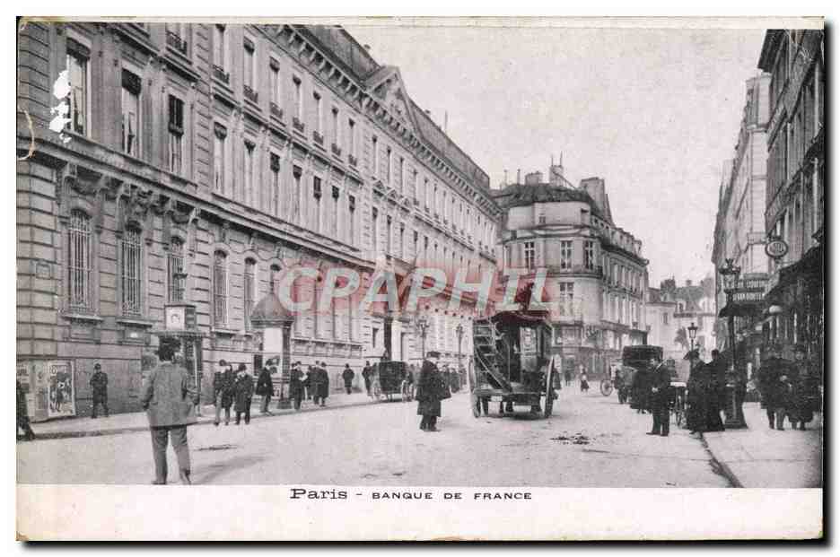 CPA Paris Banque De France
