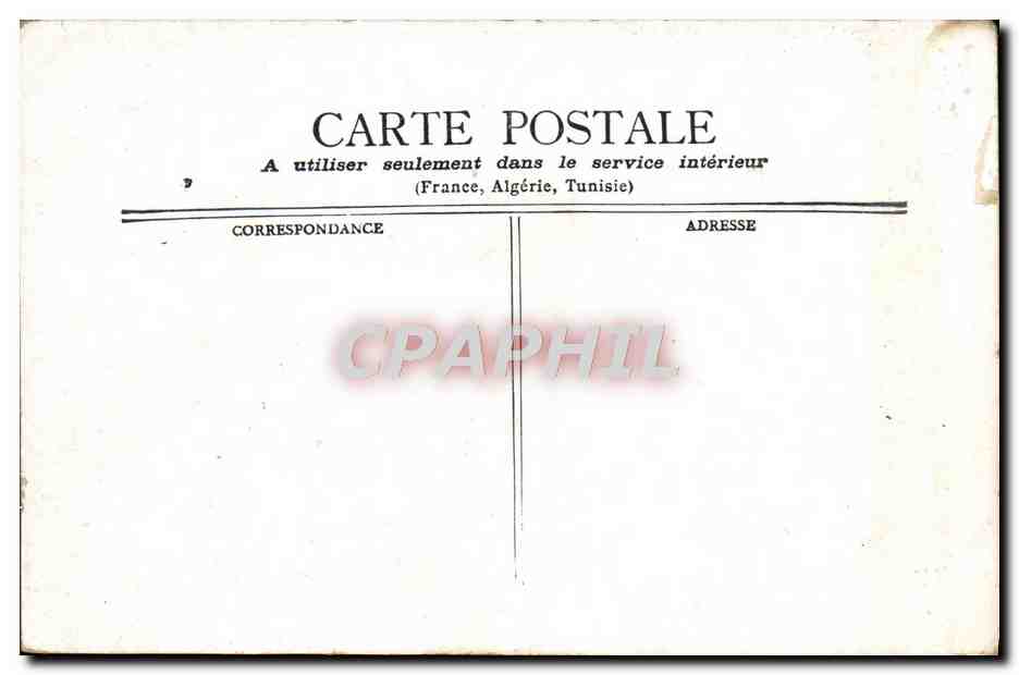 CPA Paris Banque De France — Rückseite