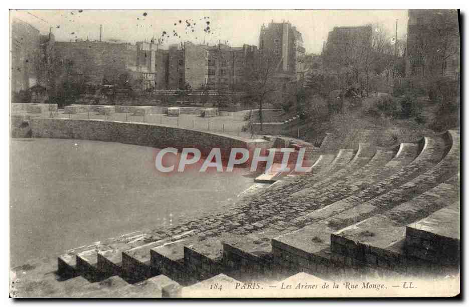 CPA Paris Les Arenes de la Rue Monge