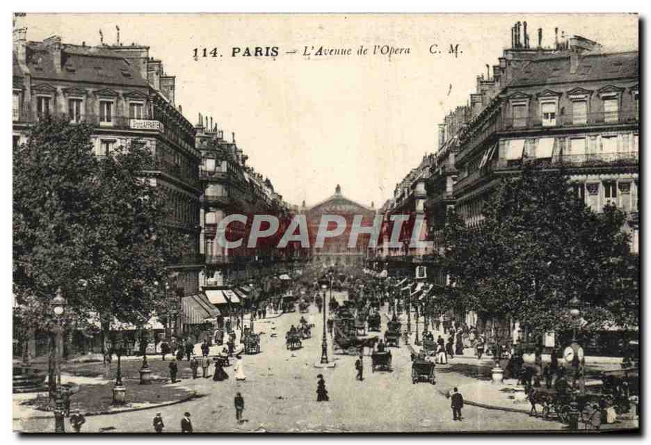 CPA Paris L'Avenue de I'Opera