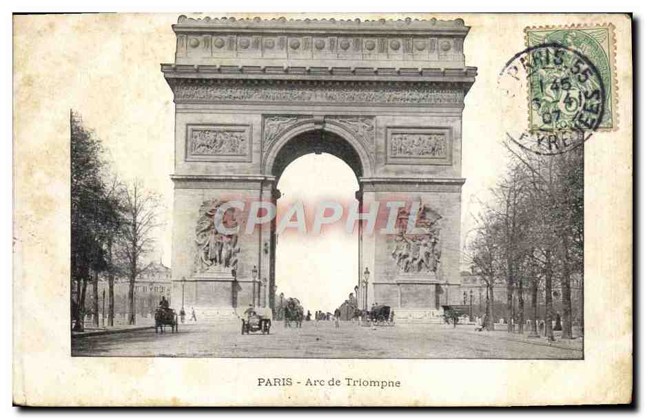 CPA Paris Arc de Triomphe
