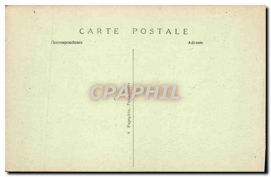 CPA Paris L'Arc de Triomphe de I'Etoile — Rückseite