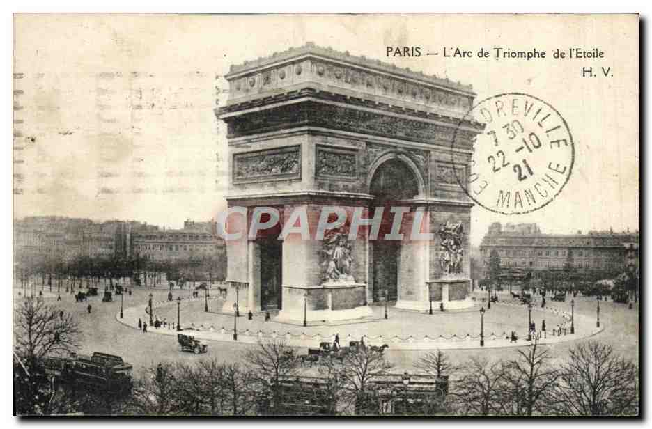 CPA Paris L'Arc de Triomphe de I'Etoile