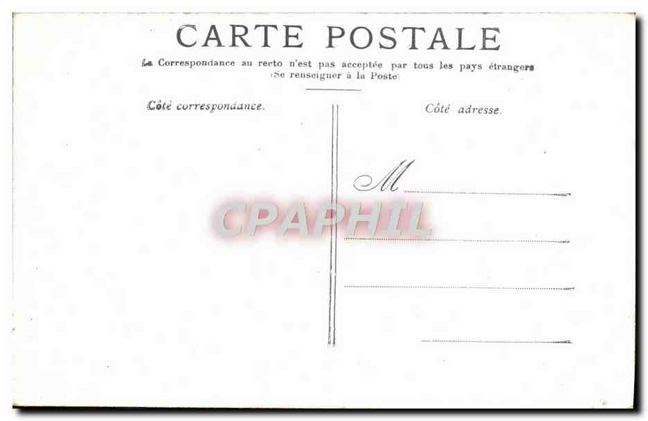 CPA Paris L'Arc de Triomphe de l'Etoile — Rückseite