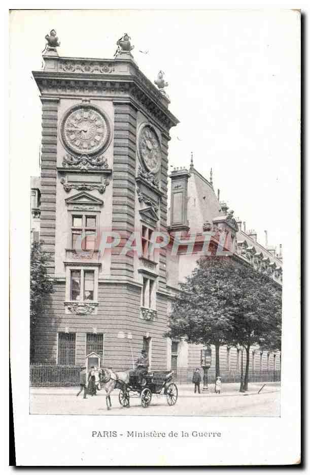 CPA Paris Ministere de la Guerre