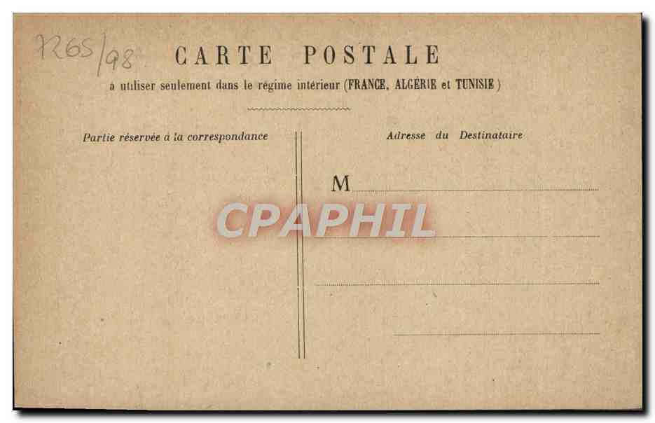 CPA Paris Tribunal de Commerce Marche aux Fleurs — Rückseite