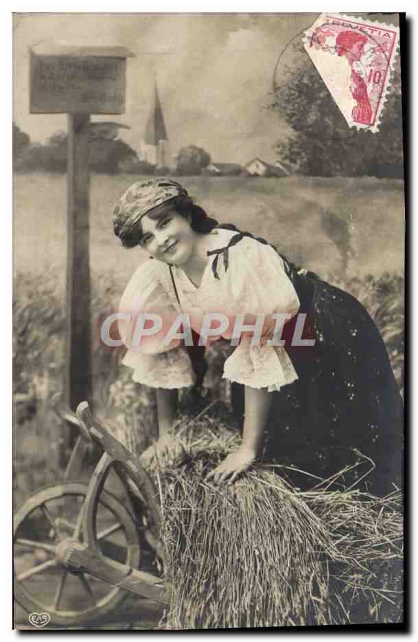 CPA Fantaisie Femme