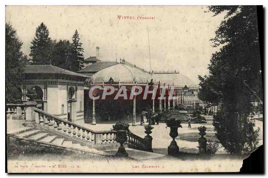 CPA Vittel Les galeries