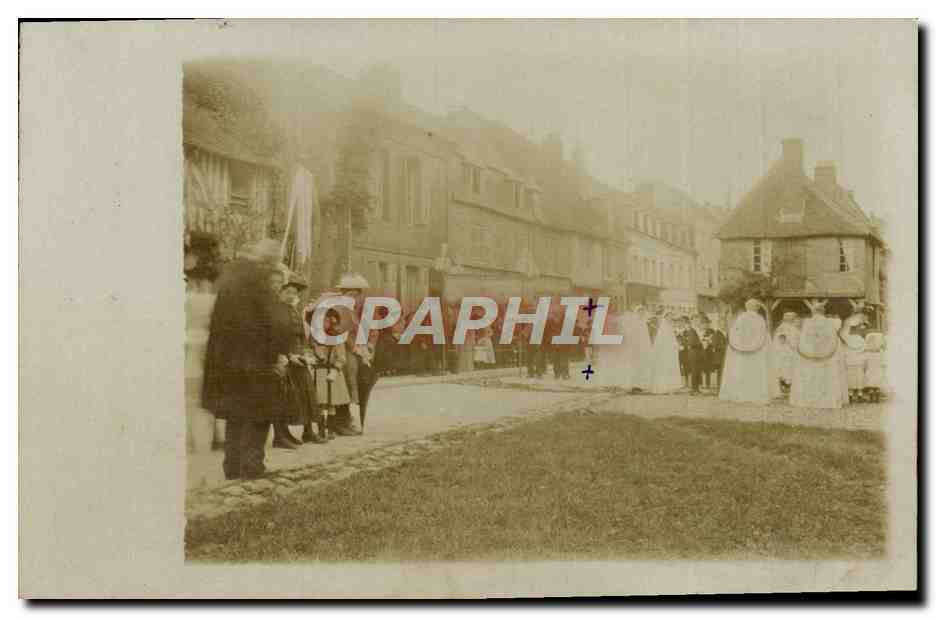 CARTE PHOTO Mariage Bretagne Folklore