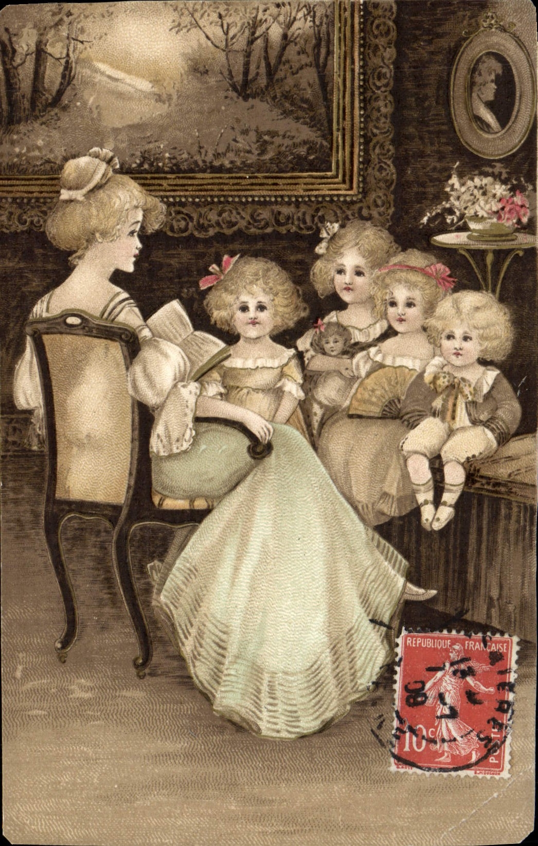 CPA Fantaisie Enfants