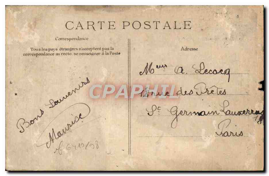 CPA Nos Vieux En Bretagne A Votre Sante Folklore — Rückseite