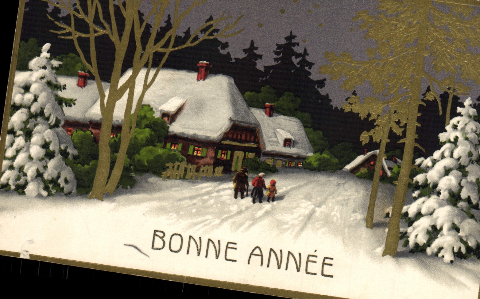 CPA Bonne Annee