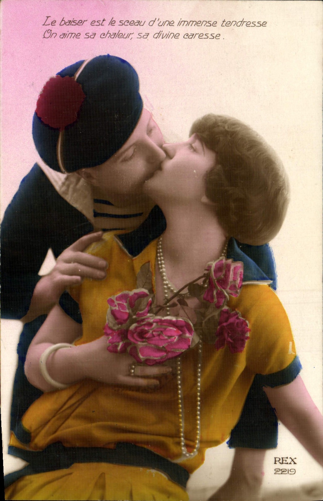 CPA Femme Marin