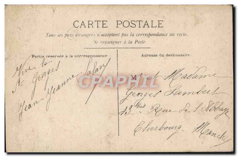CPA Fantaisie Enfant — Verso