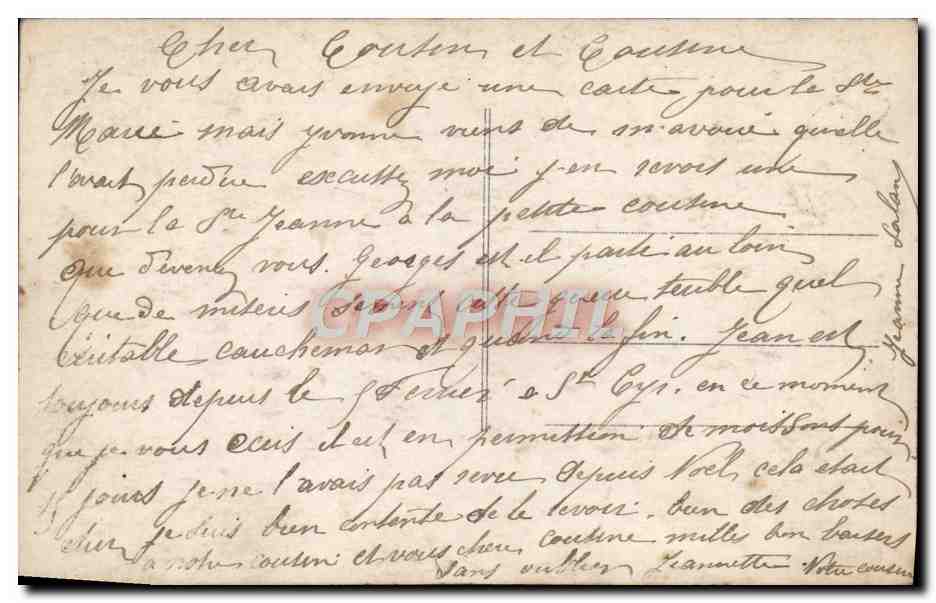 CPA Fantaisie Enfant — Verso