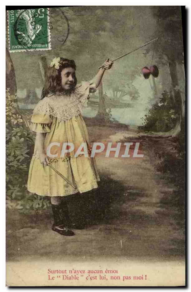 CPA Fantaisie Enfant Diable