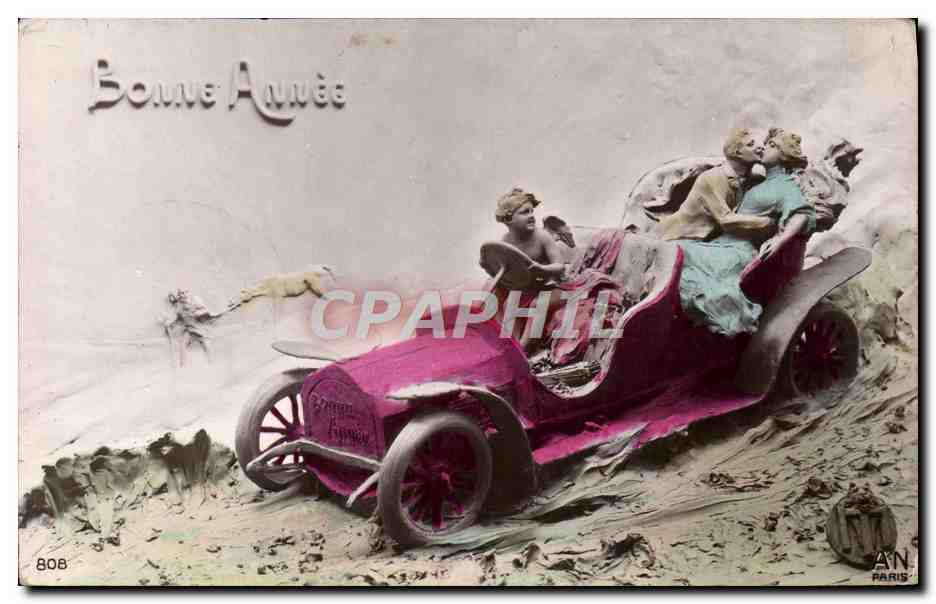 Voiture de course — Bonne Année — AN Paris n°808
