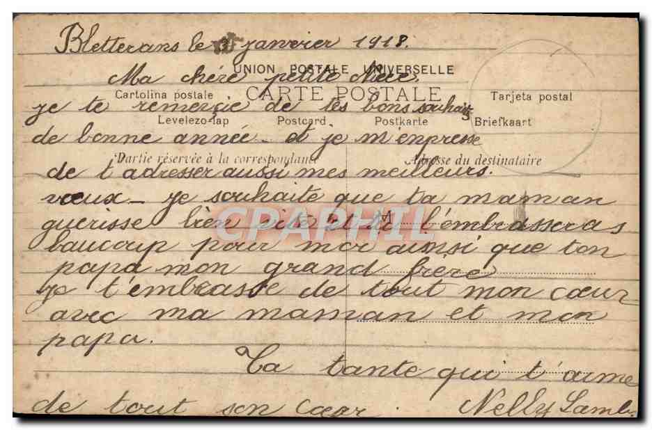 CPA Fantaisie Enfants Poupee Poupees — Rückseite