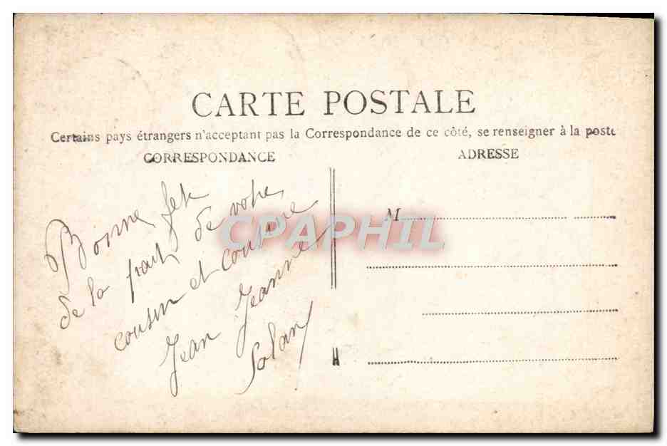 CPA Fantaisie Enfant MArie  — Rückseite