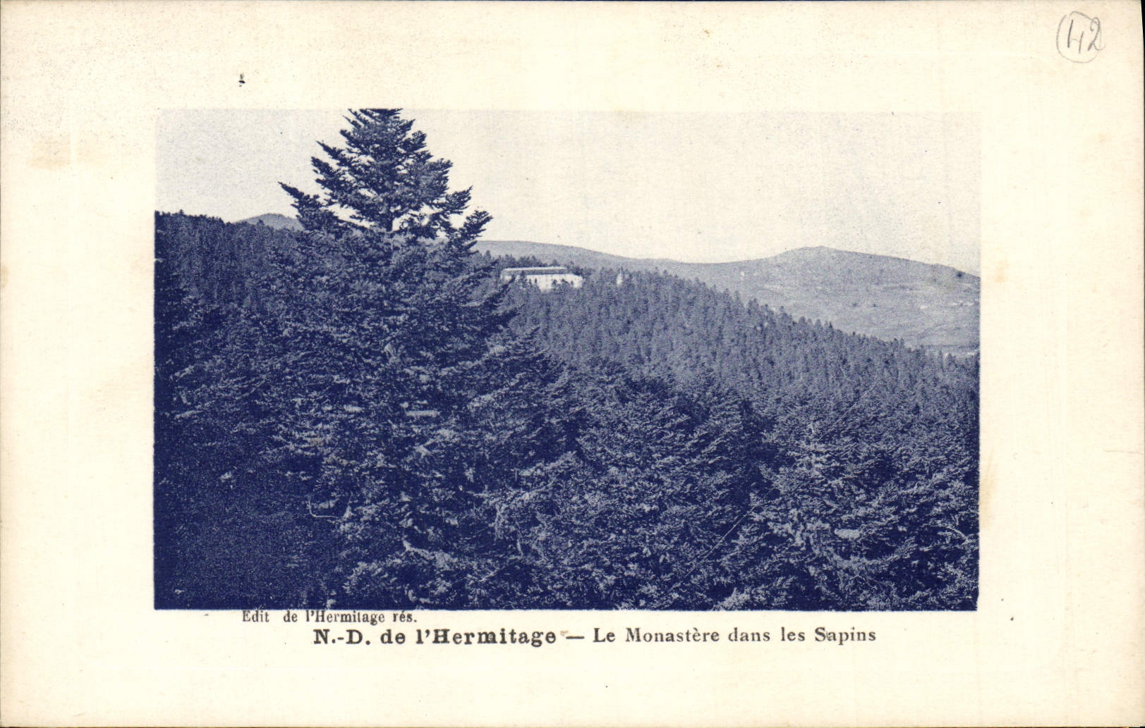 CPA Notre Dame de L'Hermitage Le Monastere dans les Sapins