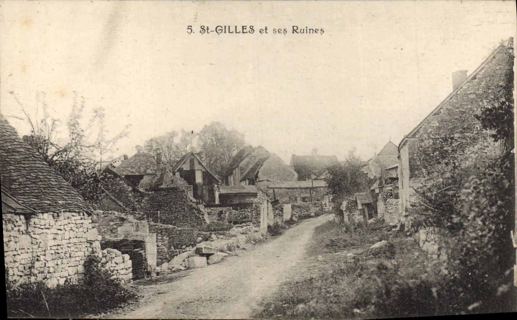 St-Gilles et ses Ruines — carte postale n°5