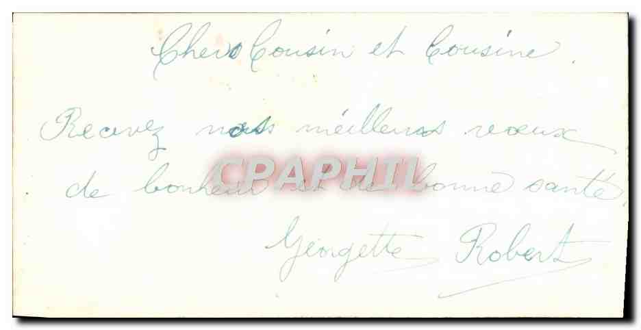 CPA Fantaisie Bonne annee Moulin a vent Bateau — Verso