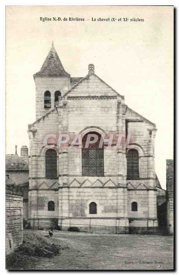 CPA Eglise ND de Rivieres Le cehvet 