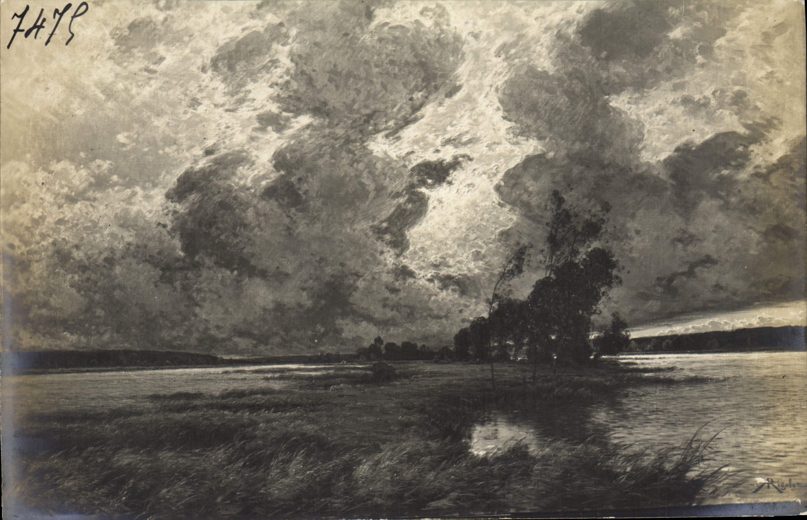 CPA Fantaisie Salons de Paris Albert Rigolot Equinoxe d'automne 