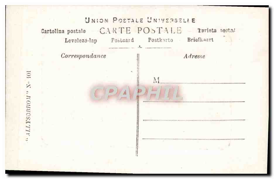 CPA Fantaisie Allysobrom — Verso