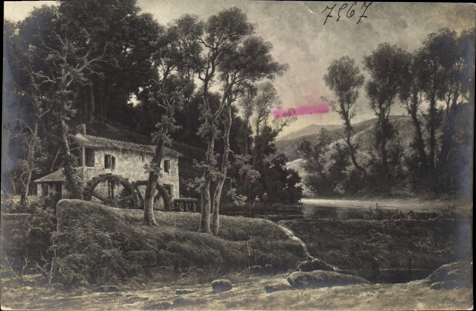 CPA Fantaisie Salons de Paris Henry Mouren Le moulin abandonne