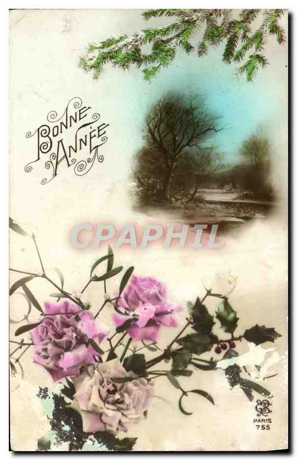 CPA Fantaisie Fleurs 