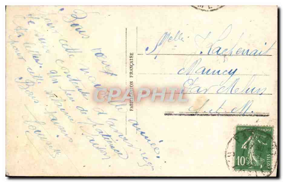 CPA Fantaisie Fleurs  — Verso