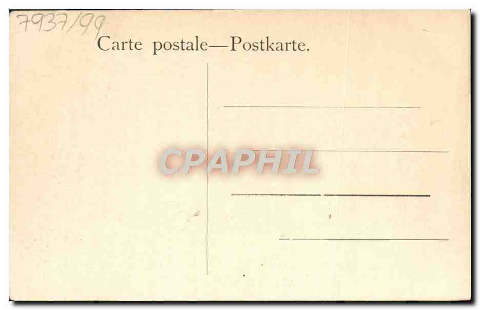 CPA Fantaisie Cygne Haves — Verso