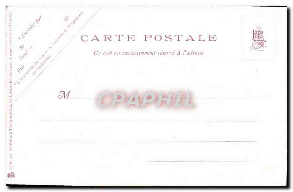 CPA Fantaisie  — Verso