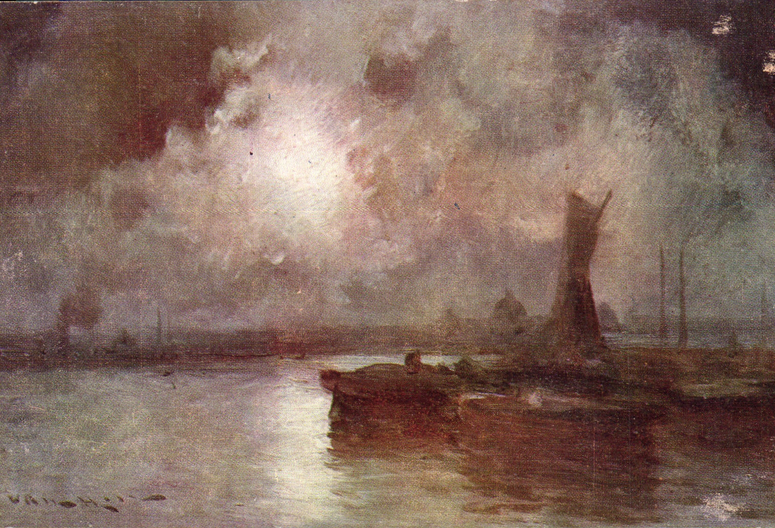 CPA Fantaisie Bateau