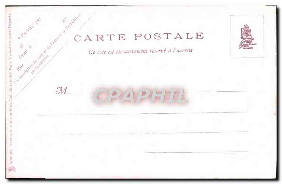CPA Fantaisie Bateau — Verso