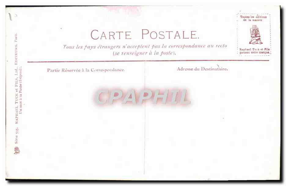 CPA Fantaisie Moulin a vent — Verso