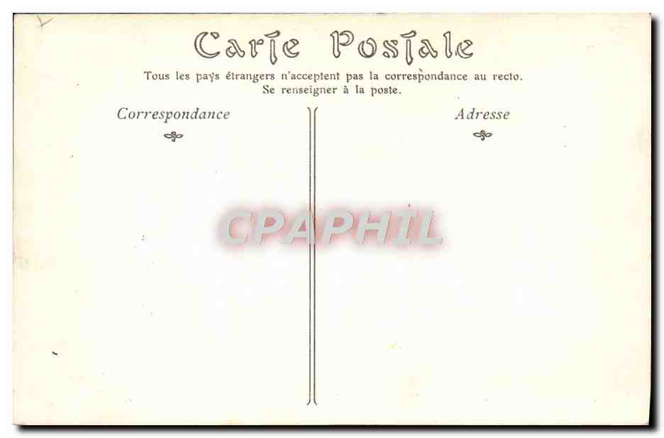 CPA Fantaisie Musee du Luxembourg Adam La fille du passeur  — Verso