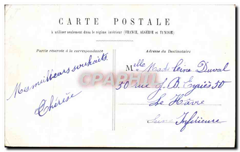 CPA Fantaisie Femmes — Verso