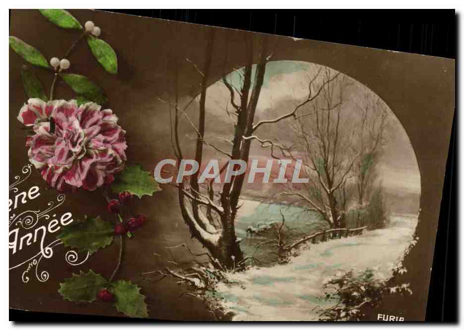 CPA Fantaisie Bonne annee