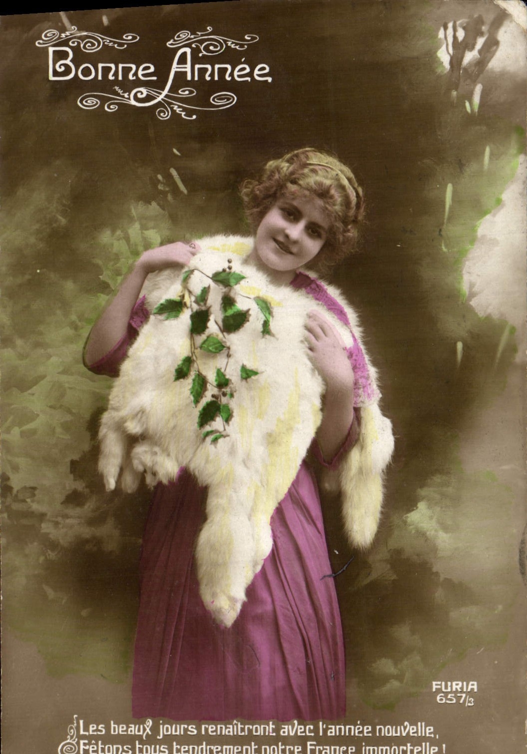 CPA Fantaisie Femme