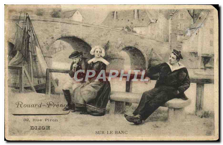 Dijon — Sur le banc — Rouard Prenon, 32 Rue Piron