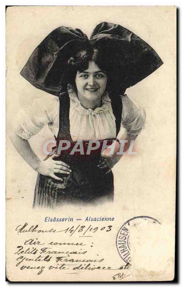 Elsässerin — Alsacienne — Drucksache