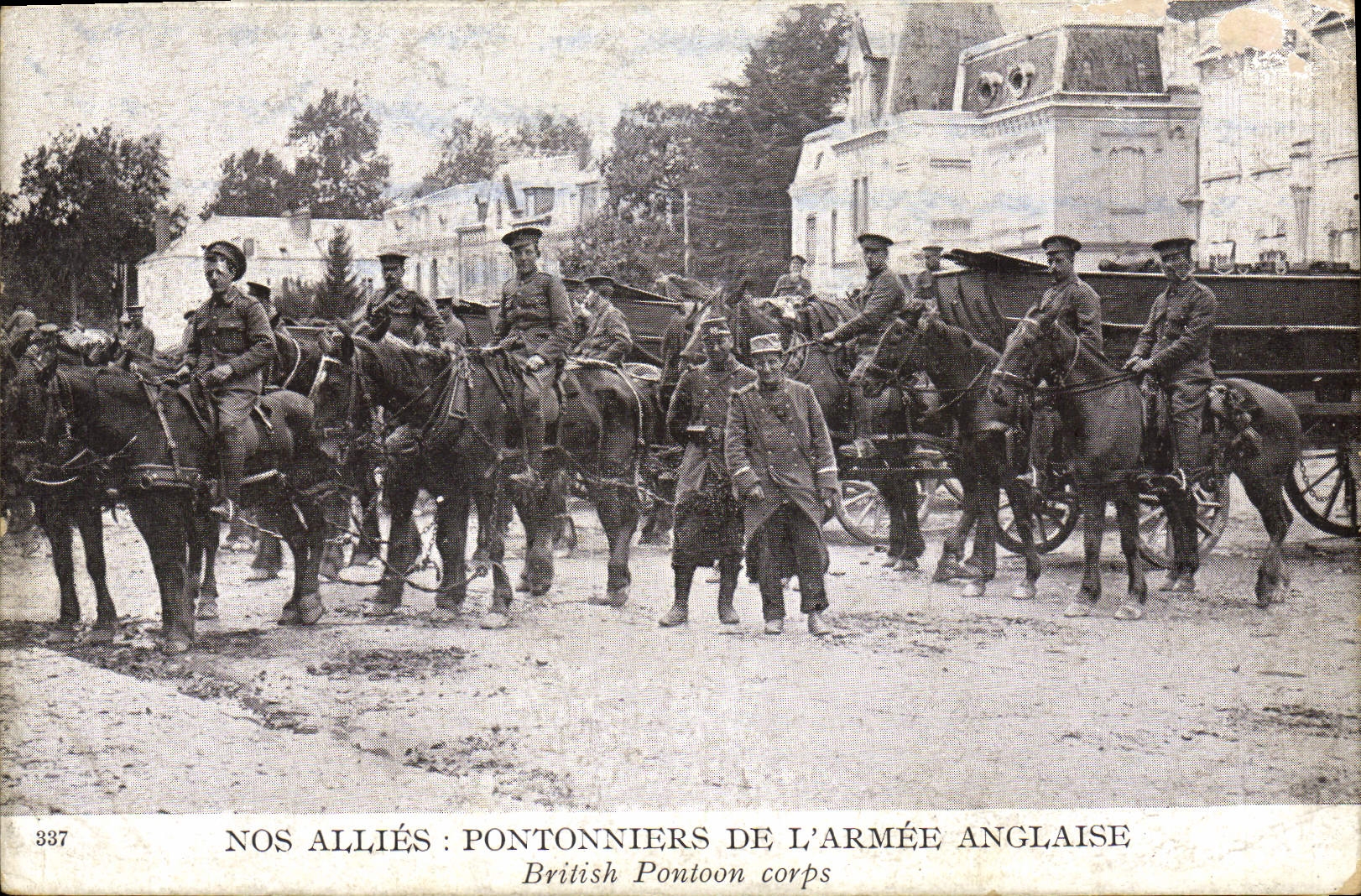 CPA Nos allies Pontonniers de l'armee anglaise Militaria 