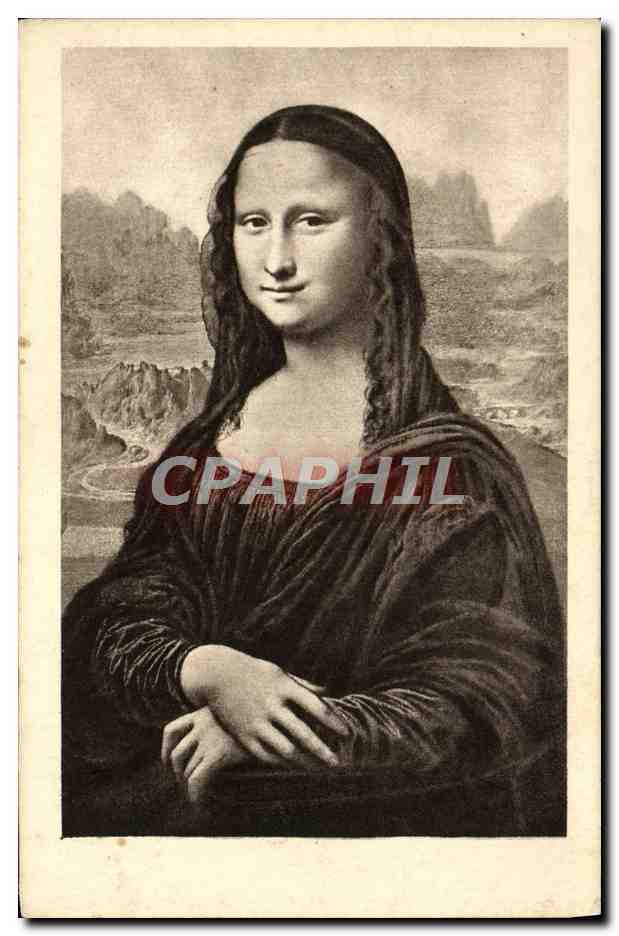 CPA Musee du Louvre La Joconde Leonard de Vinci