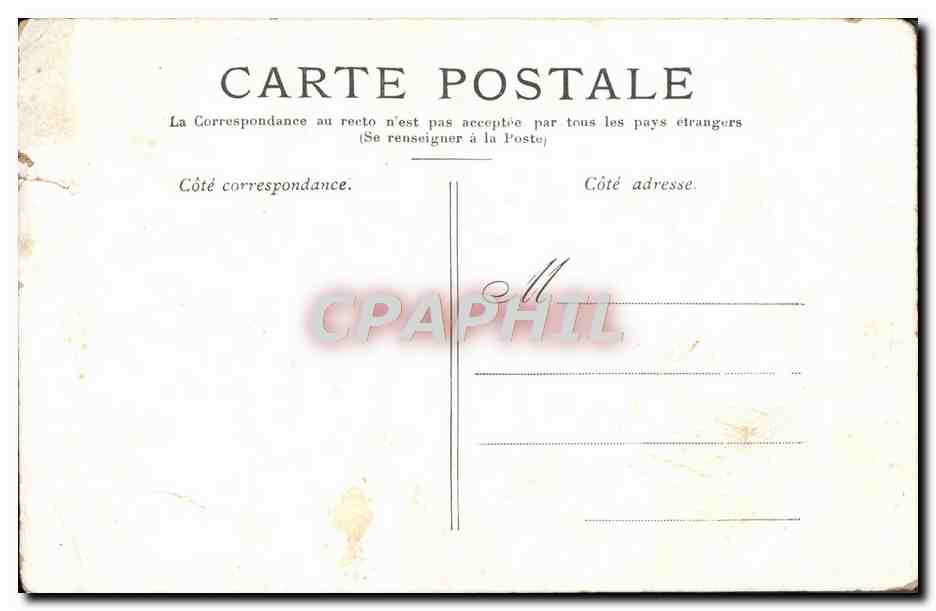 CPA Versailles Interieur de la chapelle Orgue — Verso