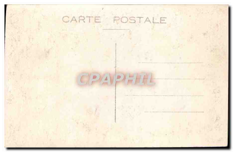 CARTE PHOTO Musiciens Chanteurs  — Rückseite