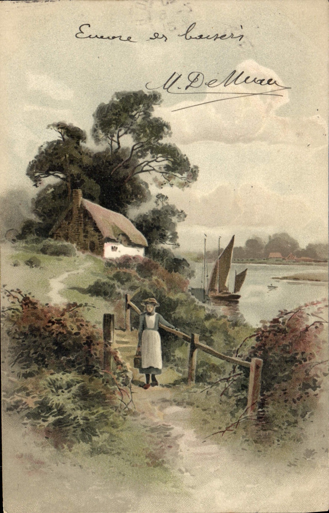 Vue de Cauceri — M. D. Meran