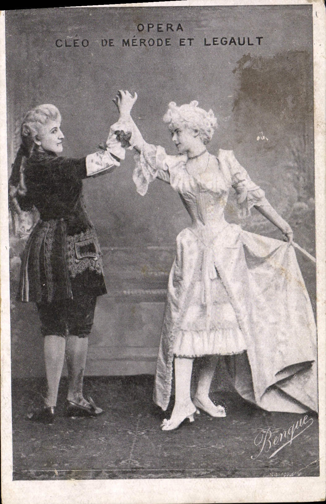 Cléo de Mérode und Legault — Oper — Benque, n° 100