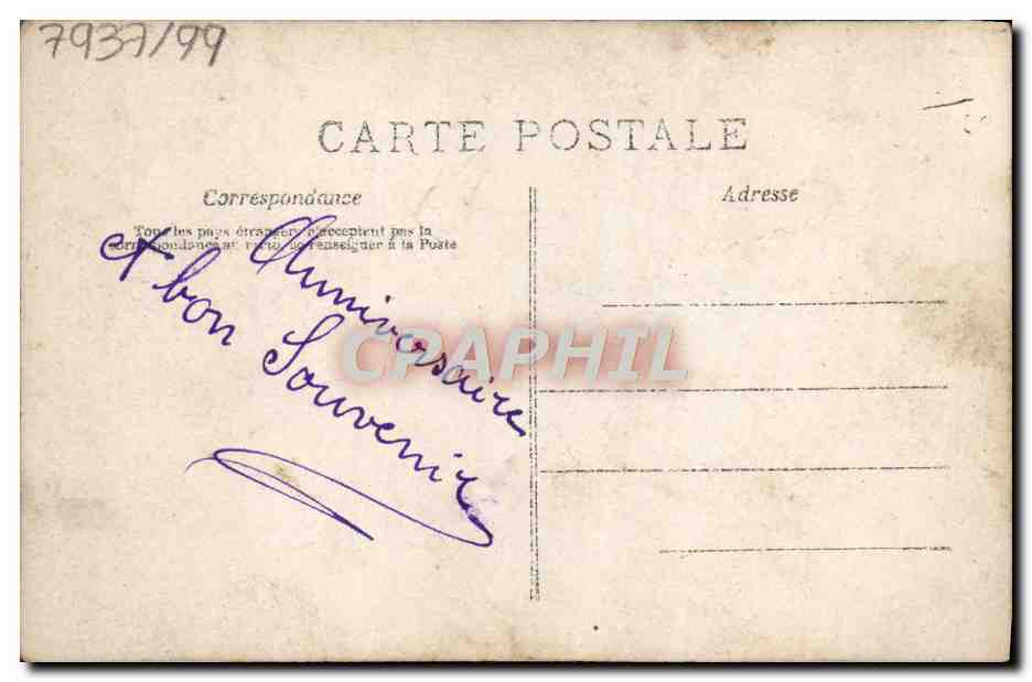 CPA Fantaisie Femme Gondole  — Rückseite